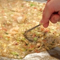 みんなで作りながら食べる「もんじゃ焼き」も人気です☆ みんなで作りながら食べる「もんじゃ焼き」も人気です☆