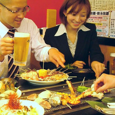 外国の御友人やお子様と一緒に☆海鮮焼き＆焼き鳥の手作り鉄板焼き体験！！