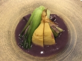 冬野菜の紫芋仕立て