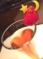 茨城県産 「イチゴ」 と純米吟醸酒の日本酒サングリア