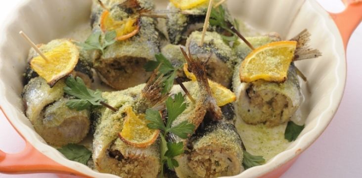 いわしの香草焼き(ベッカフィーコ) いわしの香草焼き(ベッカフィーコ)