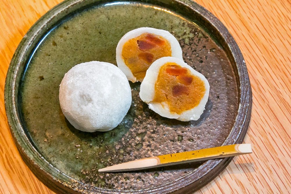 切り餅でつくる 柿あん大福
