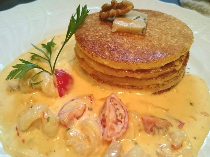 トルタ ディ パターテ(イタリア風ホットケーキ)