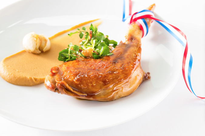 骨付チキンのロースト メイプル風味